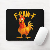 F Caw F Rooster Funny Bird Fcawf Chicken Whisperer Muismat (Met muis)