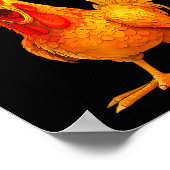 F Caw F Rooster Funny Bird Fcawf Chicken Whisperer Poster (Hoek)