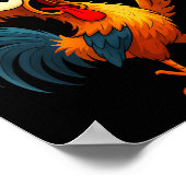 F Caw F Rooster Funny Bird Fcawf Chicken Whisperer Poster (Hoek)