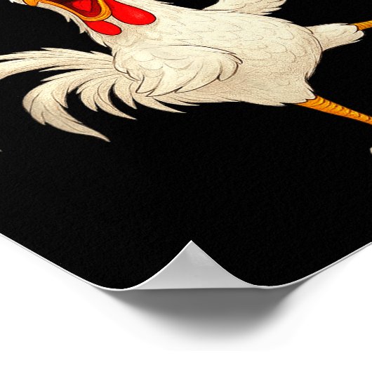 F Caw F Rooster Funny Bird Fcawf Chicken Whisperer Poster (Hoek)