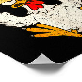 F Caw F Rooster Funny Bird Fcawf Chicken Whisperer Poster (Hoek)
