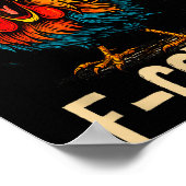 F Caw F Rooster Funny Bird Fcawf Chicken Whisperer Poster (Hoek)