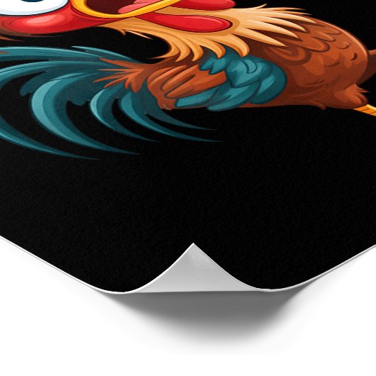 F Caw F Rooster Funny Bird Fcawf Chicken Whisperer Poster (Hoek)