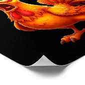 F Caw F Rooster Funny Bird Fcawf Chicken Whisperer Poster (Hoek)