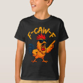 F Caw F Rooster Funny Bird Fcawf Chicken Whisperer T-shirt (Voorkant)