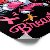 F-caw-f Rooster Meme Chicken Humor Breast Cancer A Poster (Hoek)