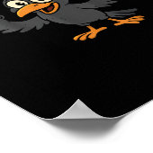F-Caw-F Sarcastic Joke Funny Crow Meme Humor Poster (Hoek)