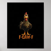 F-Caw-F Simple Clean Poster (Voorkant)