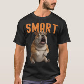 F-Caw-F Slimme buldog Essential T-Shirt (Voorkant)