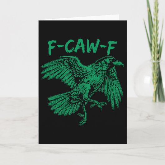 F-caw-f St Patrick Day Fcawf Kip Haan Sarca Kaart (Voorkant)