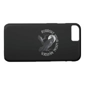 F-Caw-F - Support Your Murder Classic Case-Mate iPhone Case (Achterkant (Horizontaal))