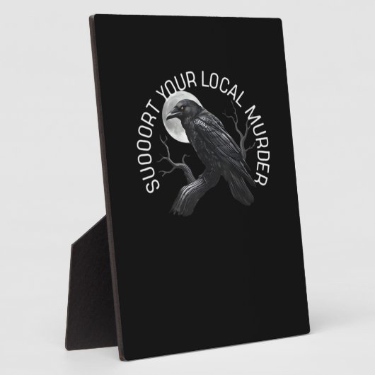 F-Caw-F - Support Your Murder Classic Fotoplaat (Zijkant)