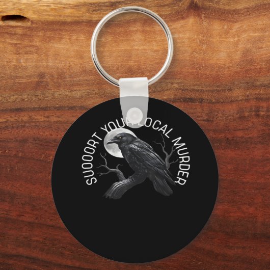 F-Caw-F - Support Your Murder Classic Sleutelhanger (Voorkant)