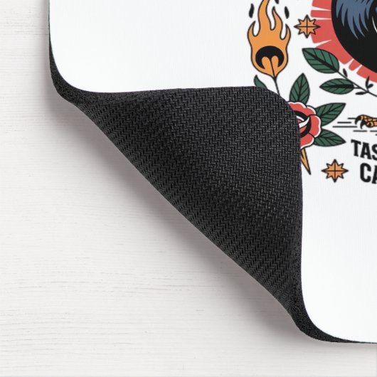 F Caw F Tastes Like Caw Caw Funny Quote Muismat (Hoek)