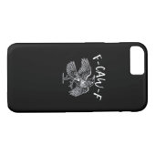 F-Caw-F Trendy Casual Case-Mate iPhone Case (Achterkant (Horizontaal))