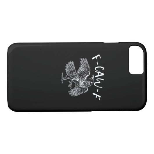 F-Caw-F Trendy Casual Case-Mate iPhone Case (Achterkant (Horizontaal))