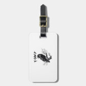F Caw F Trendy Modern Style Bagagelabel (Voorkant verticaal)