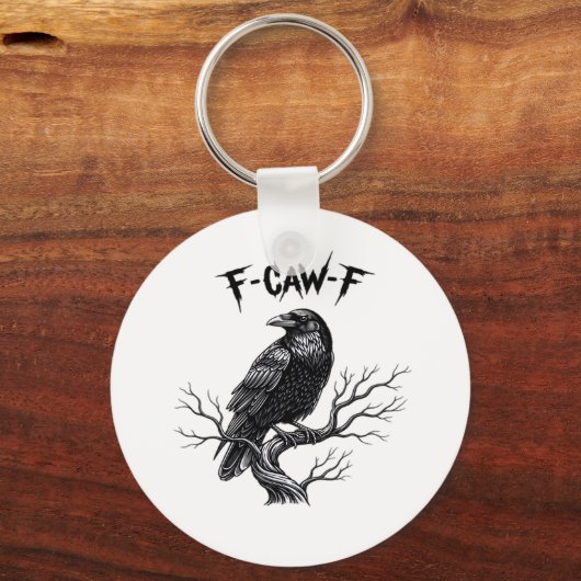 F Caw F Trendy Modern Style Sleutelhanger (Voorkant)