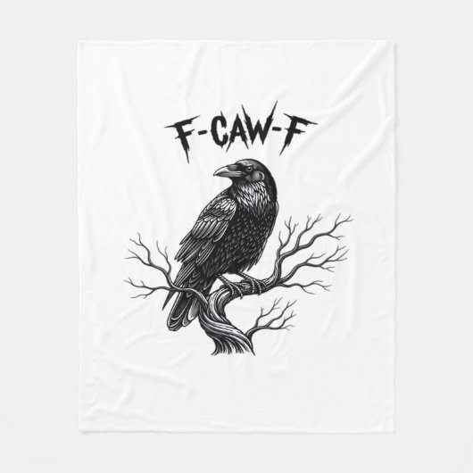 F Caw F Trendy Moderne Stijl Fleece Deken (Voorkant)