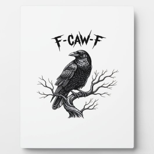 F Caw F Trendy Moderne Stijl Fotoplaat (Voorkant)