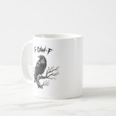 F Caw F Trendy Moderne Stijl Koffiemok (Voorkant links)