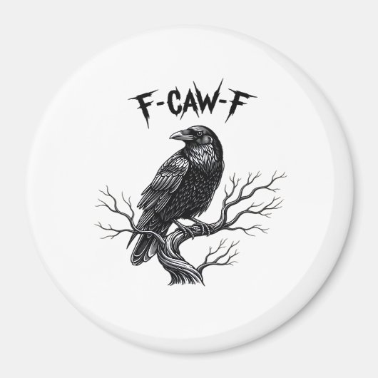 F Caw F Trendy Moderne Stijl Magneet (Voorkant)