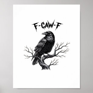 F Caw F Trendy Moderne Stijl Poster