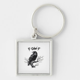 F Caw F Trendy Moderne Stijl Sleutelhanger