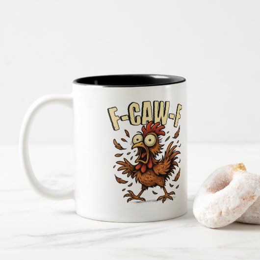 F-CAW-F TWEEKLEURIGE KOFFIEMOK (Met donut)