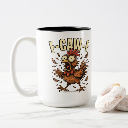 F-CAW-F TWEEKLEURIGE KOFFIEMOK (Met donut)