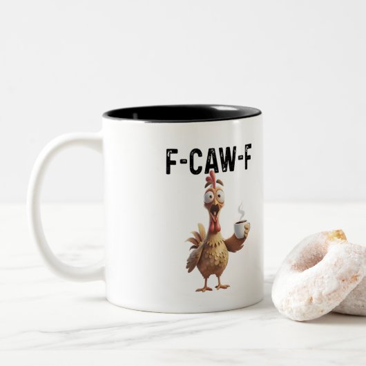 F CAW F TWEEKLEURIGE KOFFIEMOK (Met donut)
