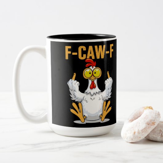 F-CAW-F TWEEKLEURIGE KOFFIEMOK (Met donut)