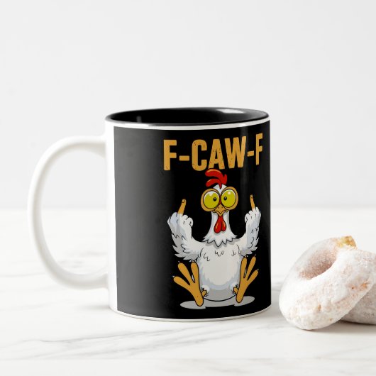 F-CAW-F TWEEKLEURIGE KOFFIEMOK (Met donut)