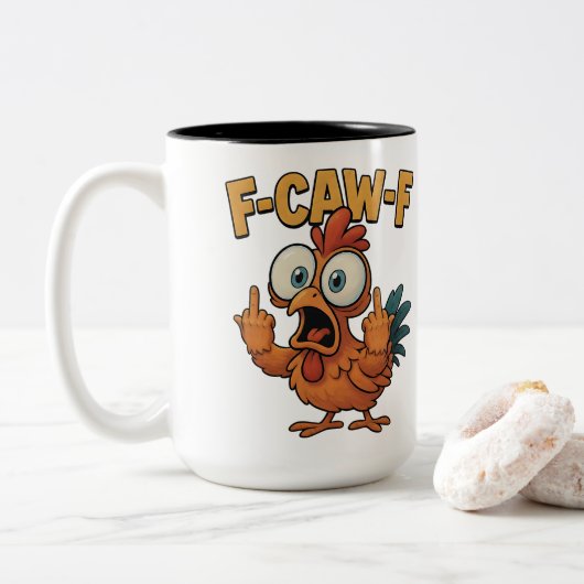 F-CAW-F TWEEKLEURIGE KOFFIEMOK (Met donut)