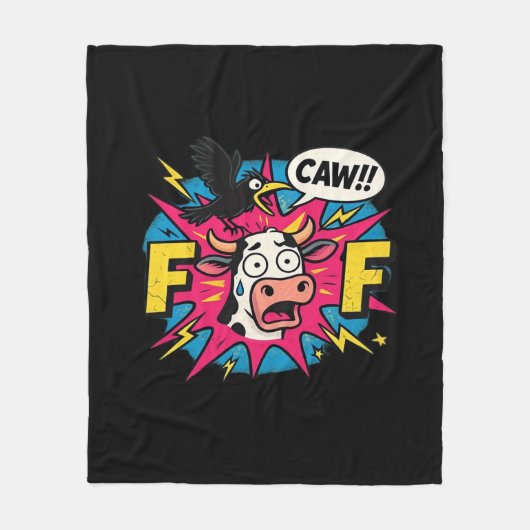 F-Caw-F Unieke Esthetiek Fleece Deken (Voorkant)