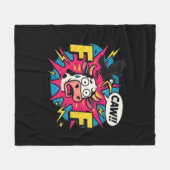 F-Caw-F Unieke Esthetiek Fleece Deken (Voorkant (Horizontaal))