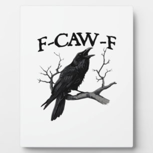 F Caw F Vintage Grafisch Klassiek Fotoplaat