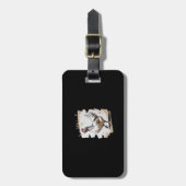 F-Caw-F Vintage Graphic Bagagelabel (Voorkant verticaal)