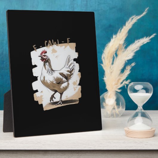 F-Caw-F Vintage Graphic Fotoplaat (Zijkant)