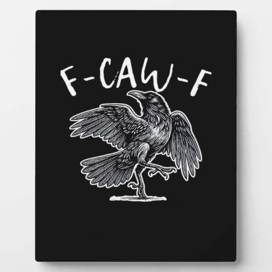 F-Caw-F Vintage Stijl Fotoplaat (Voorkant)