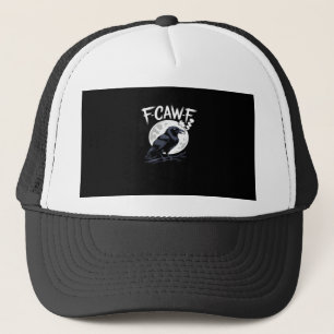 F-Caw-F Vogel Klassieke Vintage Kunst Trucker Pet