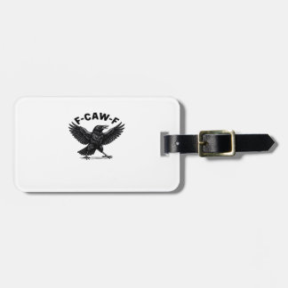 F-Caw-F Vogel Liefhebber Humoristische Sticker Ess Bagagelabel