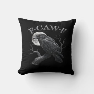 F-Caw-F Vogel Maan Gothic Klassiek Cool Design Kussen