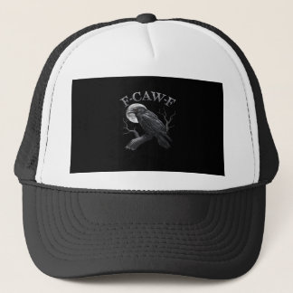 F-Caw-F Vogel Maan Gothic Klassiek Cool Design Trucker Pet