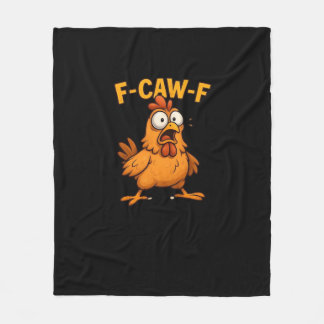 F Caw F Vogelliefhebbers Stomme Koele Unieke Ontwe Fleece Deken