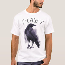 F-CAW-F Waterverf Raven - Pastel en humoristisch