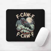 F-caw-f Zombie Crow Halloween Black Crow H Muismat (Met muis)