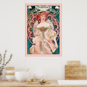 F. Champenois Imprimeur-Editeur ~ Alphonse Mucha Poster (Keuken)