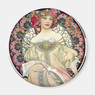 F. Champenois Imprimeur-Éditeur door Alfons Mucha Magneet