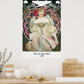 F. Champenois Imprimeur-Éditeur door Alfons Mucha Poster (Keuken)